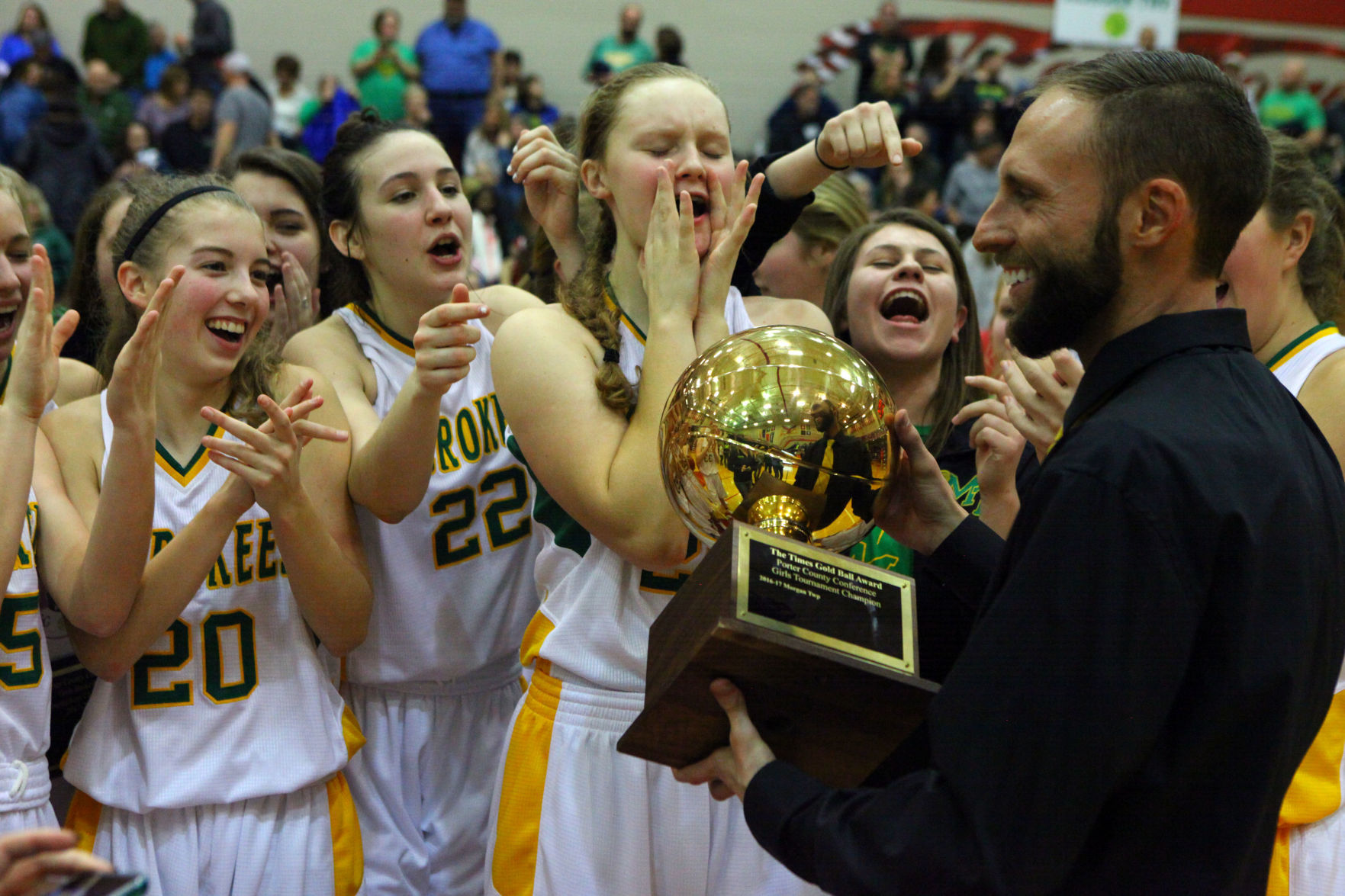 Porter County Conference Tournament Finals: LaCrosse vs. Morgan Township girls basketball